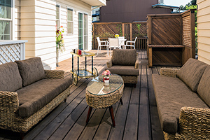 リビングの隣で贅沢なリゾートライフ